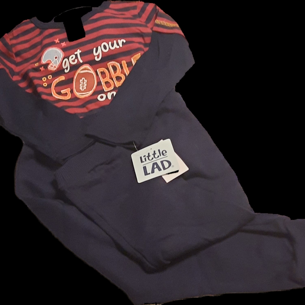 "Get Your GoBble On" FOOTBALL Sweatset - NWT